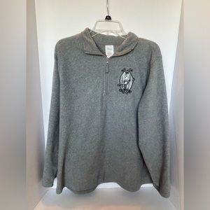 Disney Store‎ Nightmare Before Christmas Jack Skellington Fleece 1/4 Zip Large